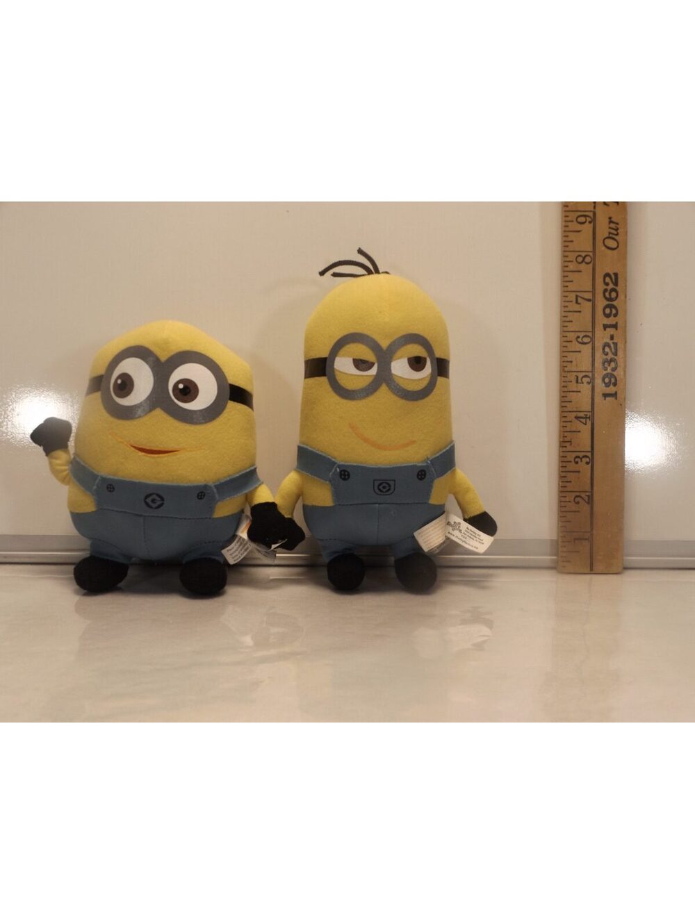 Despicable Me Minions Plush Lot of 2 Toy Factory Stuffed Toys Overalls Goggles